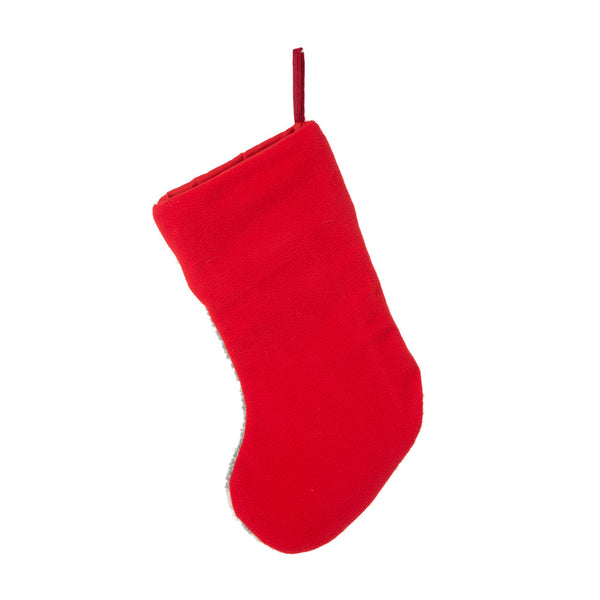 Cat MEOW Hooked Christmas Stocking