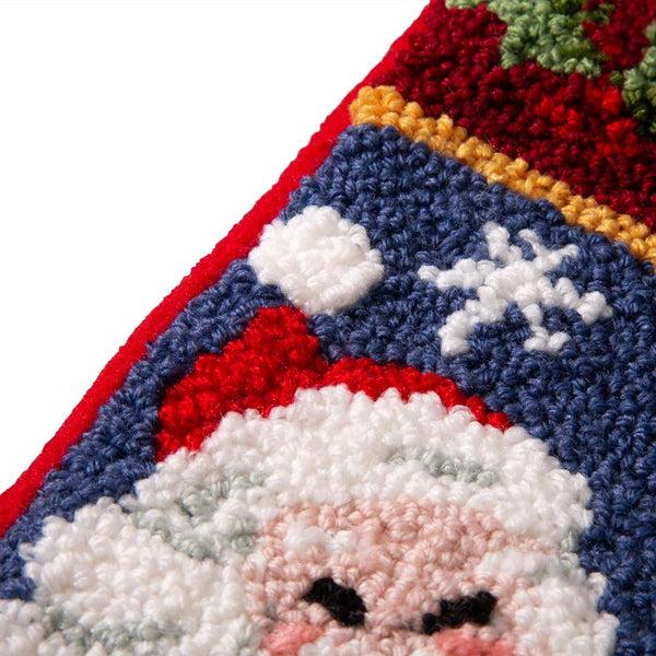 Santa Hooked Christmas Stocking