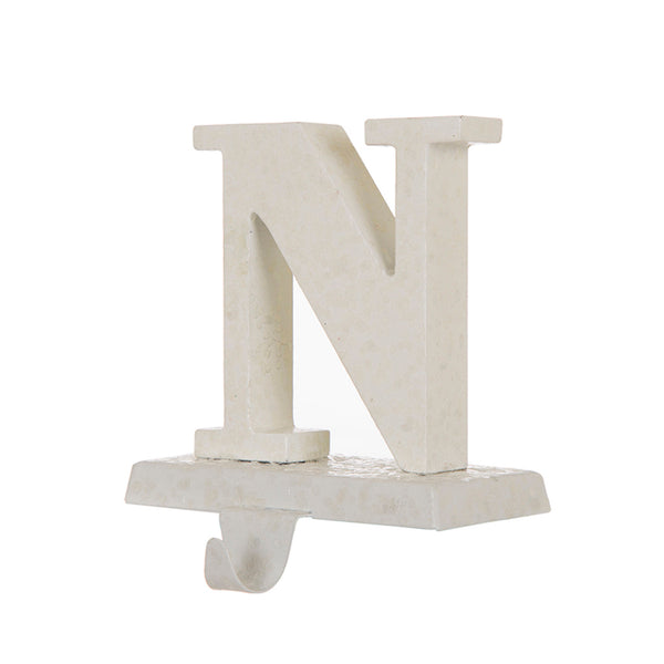 5.91“H "NOEL" Stocking Holder Set