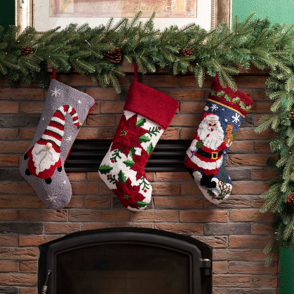 Gnome Hooked Christmas Stocking