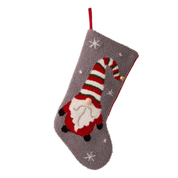 Gnome Hooked Christmas Stocking