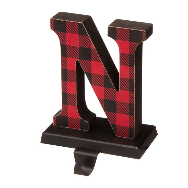 Metal "NOEL" Christmas Stocking Holder Set of 4