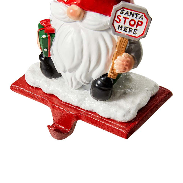 7.5"H Resin Gnomes Stocking Holders, Set of 3